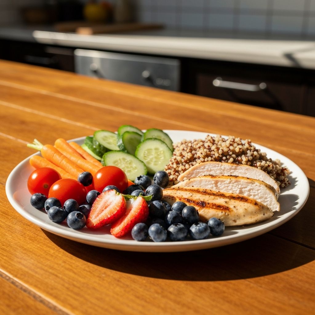 Healthy nutritious meal